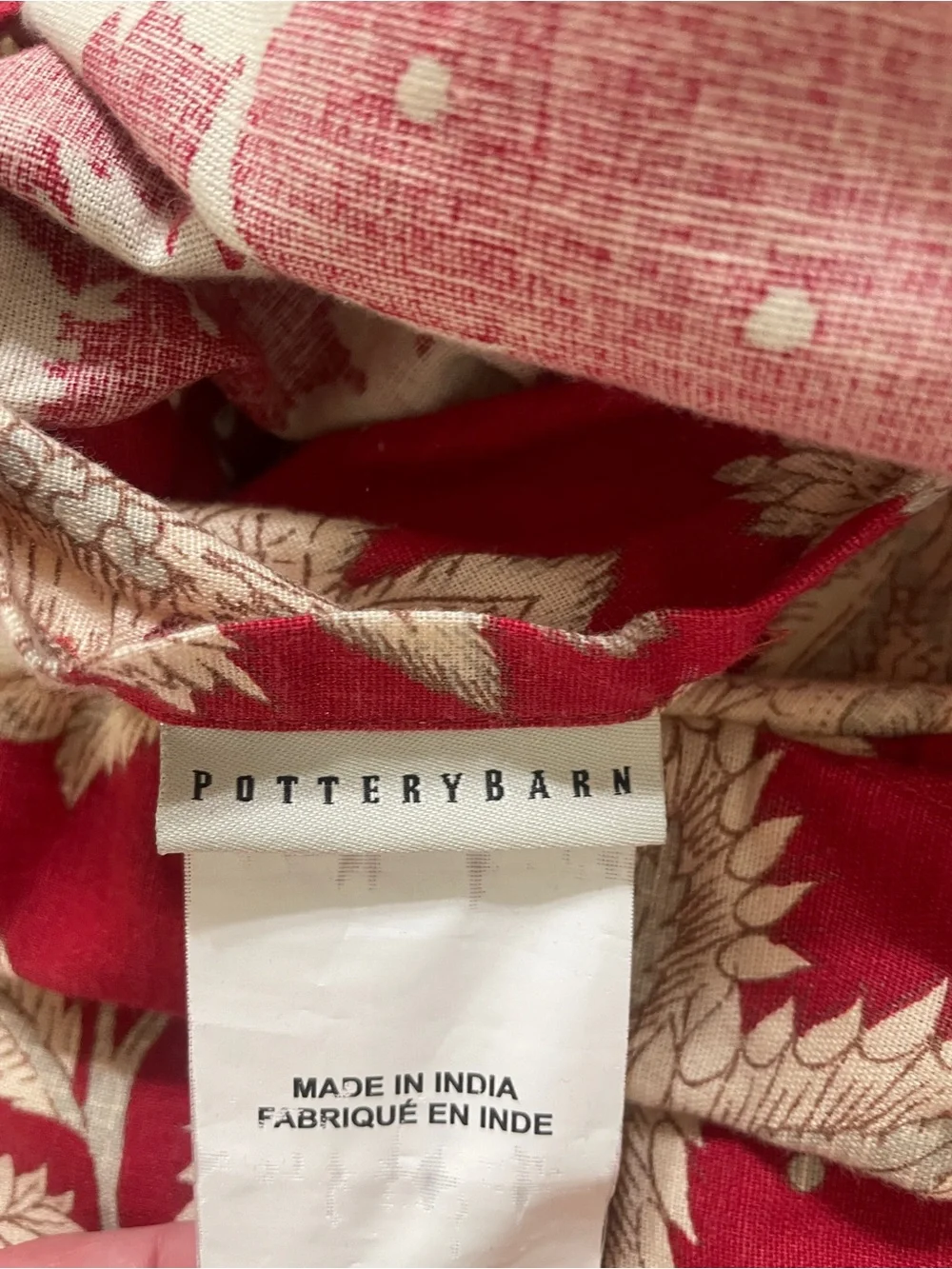 Pottery Barn rich red